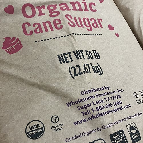 Organic Sugar bag